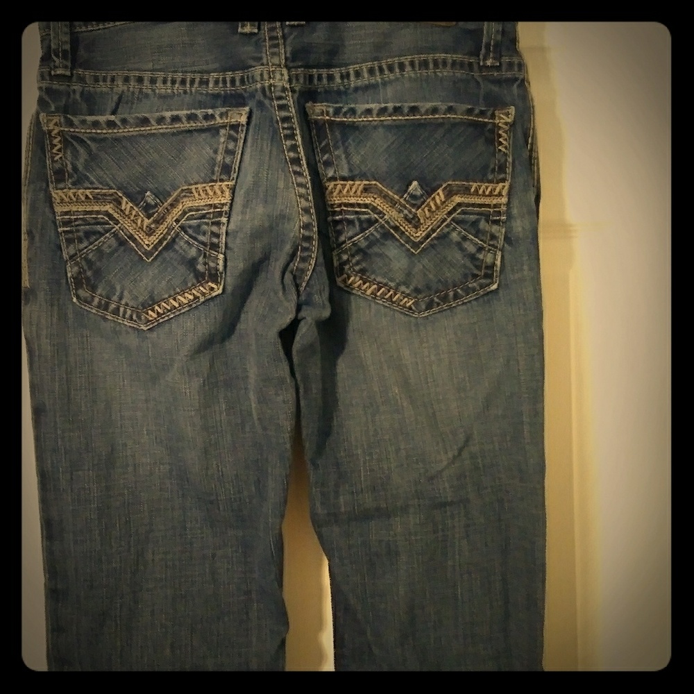 Distressed jeans